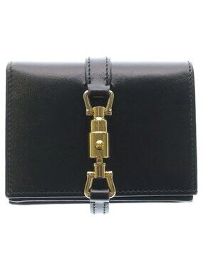 Gucci Jackie Bifold Wallet Black Leather